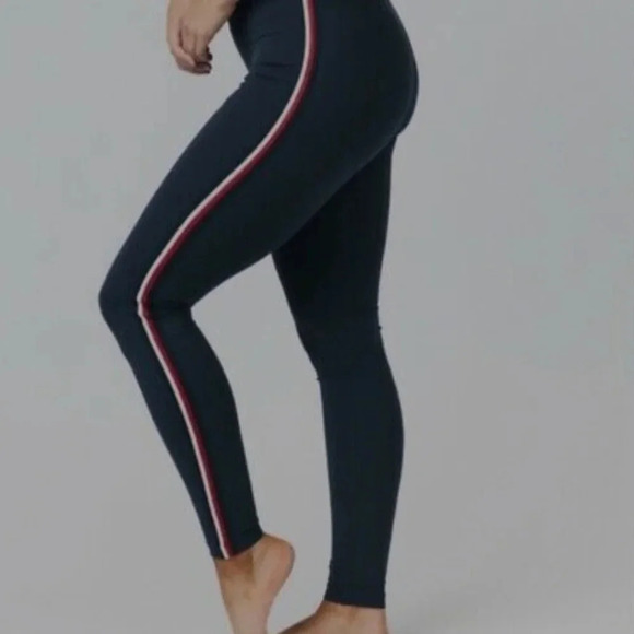 ZYIA active stripe side  high waisted leggings large - Picture 1 of 4